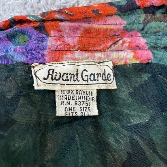 Vintage Avant Guarde Boho MIDI skirt - Picture 3 of 4